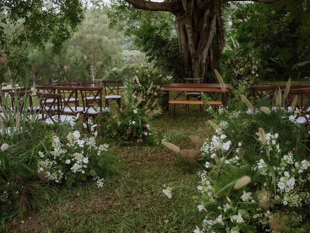 Ethereal Meadow Open Air Wedding on the Field