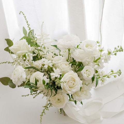 Evergreen Bridal Bouquet